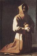 Francisco de Zurbaran Saint Francis in Meditation oil painting